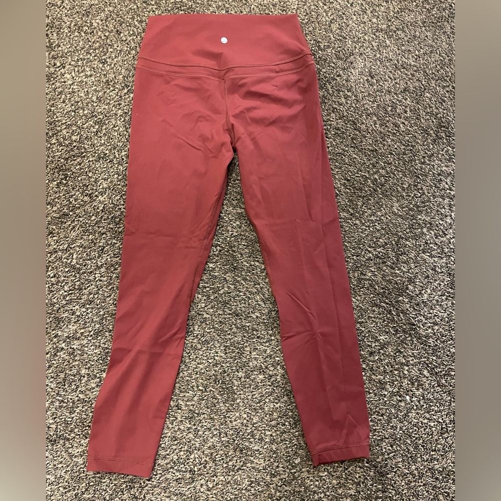CRZ Yoga leggings in burnt red